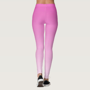 Modern Cute Stylish Template Womens Pink Gradient Leggings