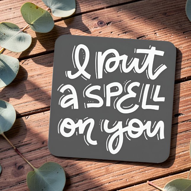 Modern Cute Typography Happy Halloween Enclosure Card (Creator Uploaded)