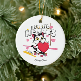 Modern Cute Valentine Ornaments for Girlfriend