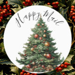 Modern Cute Watercolor Christmas Tree Wishes Label<br><div class="desc">Modern Cute Watercolor Christmas Tree Wishes Labe, convenances is key during this busy season! Visit our Zazzle store to explore the complete Cute Watercolor Christmas Wishes collection. With just a few clicks, you can have these delightful designs delivered right to your doorstep. If you need any further customisation please feel...</div>