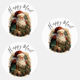  Modern Cute Watercolor Retro Classic Santa Claus