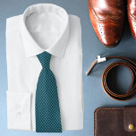 Modern Cyan Diamond Pattern Neck Tie<br><div class="desc">Modern Cyan Diamond Pattern Neck Tie features an elegant and stylish modern cyan and white diamond pattern. Perfect for weddings,  groomsmen,  Father's Day,  birthday gift for Dad or Grandpa and more. Designed by ©Evco Studio www.zazzle.com/store/evcostudio</div>