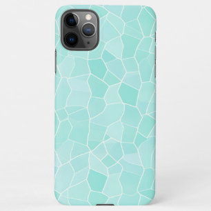 Modern Cyan Geometric Stylish Simple iPhone 11Pro Max Case