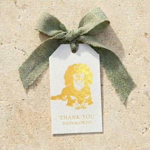Modern Dachshund Dog Wedding Favour Gift Tags