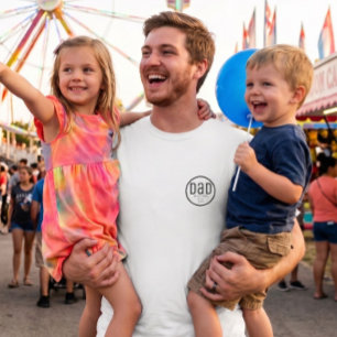 Modern Dad Established Simple Kids Names T-Shirt