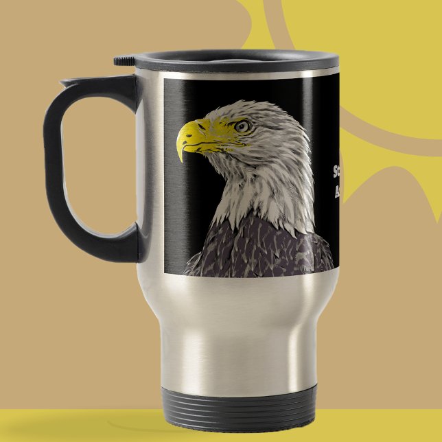 Modern Dad & Husband - Strong As An Eagle Mug (Eagle Mug)