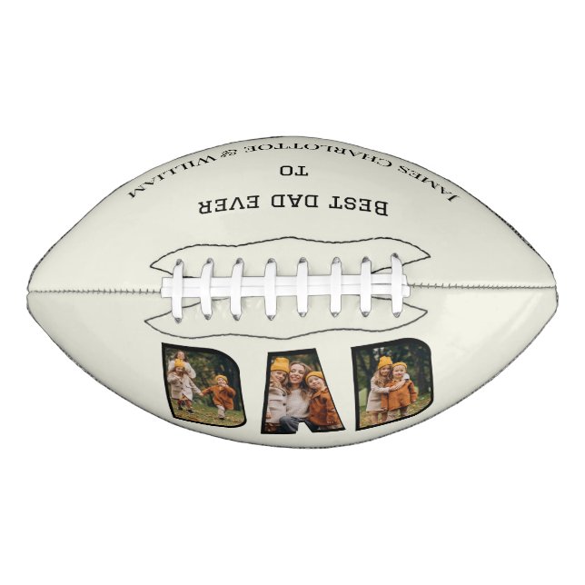 Modern Dad photo  collage script  Football (Front)