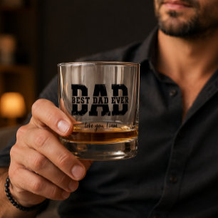 Modern Dad Photo Personalised Father's Day Gift Whiskey Glass