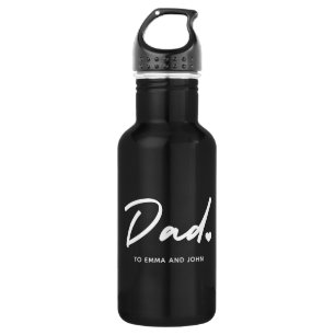 Modern Dad Script Kid's Name 532 Ml Water Bottle