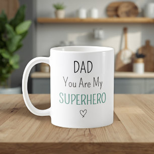 Modern Dad You Are My Superhero Photo Mug