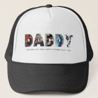Modern DADDY Chic Photo Collage Happy Father's Day