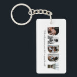Modern Daddy Photo Collage, Father Gift Keepsake Key Ring<br><div class="desc">This is a keychain with a photo collage that spells out the word DADDY along with a custom message. This is the perfect gift for dad for father’s day,  his birthday or Christmas.</div>