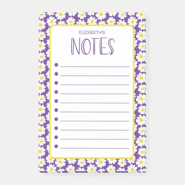 Modern Daisies Notes (Front)