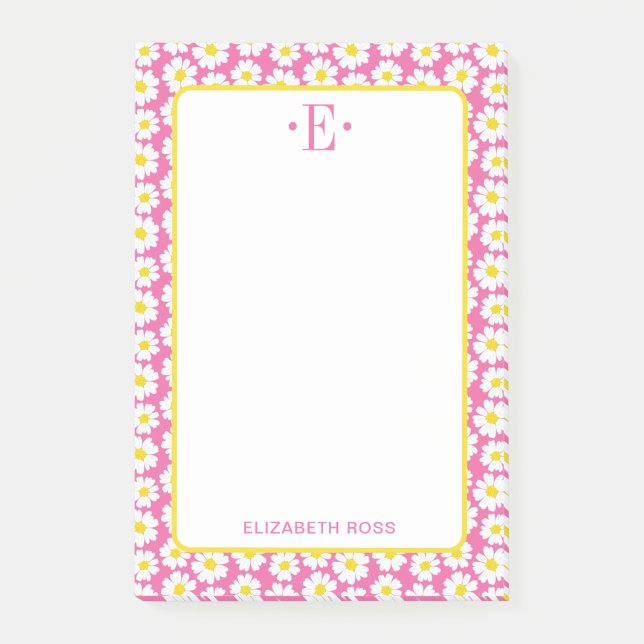 Modern Daisies Post-it Notes (Front)