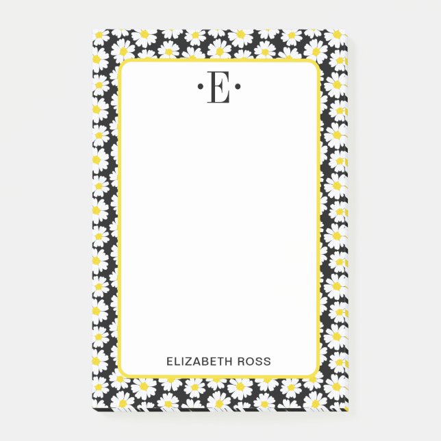 Modern Daisies Post-it Notes (Front)