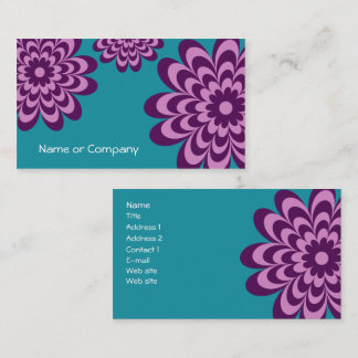 Modern Daisy Business Card or Networking Card