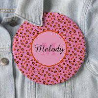 modern dalmatian cheetah animal print Monogram