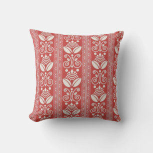 Modern Damask Outdoor Cushion
