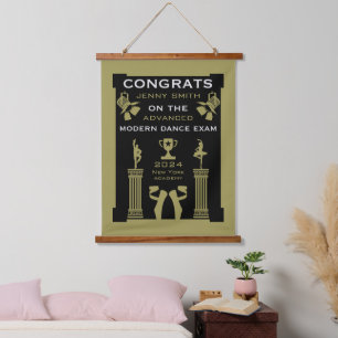  Modern Dance Congratulations Hanging Tapestry