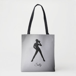 Modern Dance with Name Tote Bag