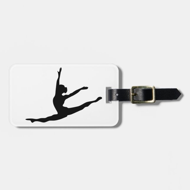 Modern Dancer Luggage Tag (Front Horizontal)