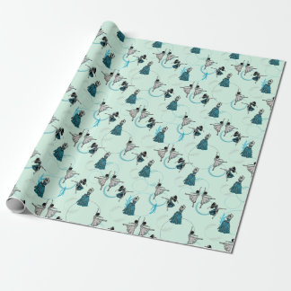 Modern Dancers Gift Wrap Set