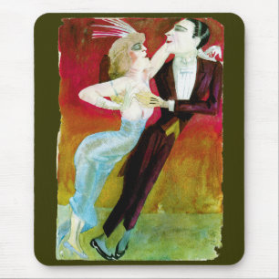Modern Dancing Couple by Otto Dix Mouse Pad