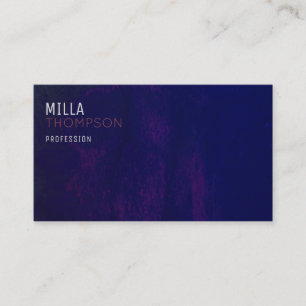modern dark blue business card for any profession