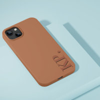 Modern dark brown initial minimal contemporary