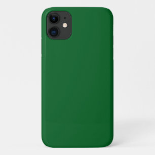 Modern Dark Forest Green Solid Colour Case-Mate iPhone Case
