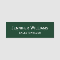 Modern Dark Green Professional Business Executive