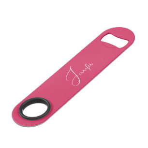 Modern Dark Pink Elegant Stylish Trendy Monogram
