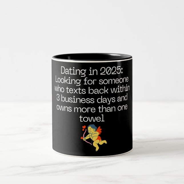 Modern Dating Humour Coffee Mug | Texting Joke | S (Center)