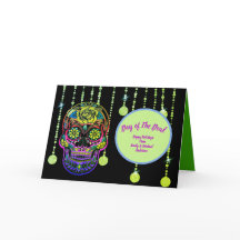 Modern Day of Dead Dia De Los Muertos Personalised