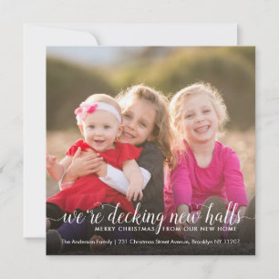 Modern Decking New Halls Photo Holiday Moving Announcement