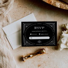 Modern Deco | Elegant Onyx Black and White Wedding
