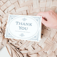 Modern Deco | Elegant White and Dusty Blue Wedding