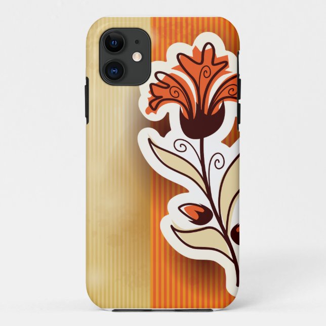 Modern decor with flower, iPhone 5 case (Back)
