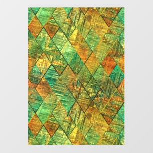 Modern Decorative Geometric Stained Glass