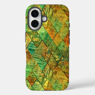 Modern Decorative Geometric Stained Glass iPhone 16 Case