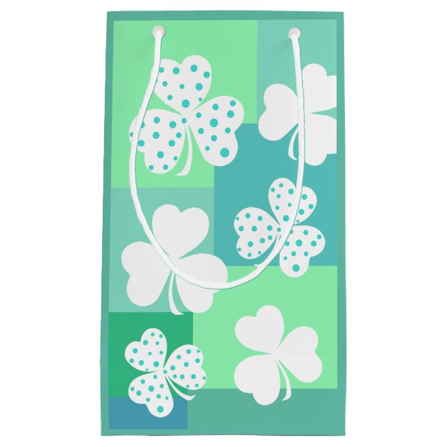 Modern Decorative Saint Patrick's Day Design | Small Gift Bag (Front)