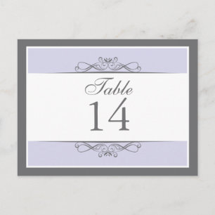 Modern Decorative Table Number Card