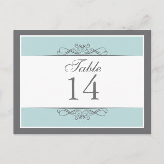 Modern Decorative Table Number Card