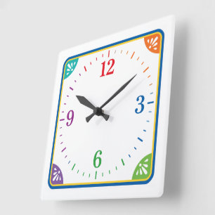 Modern Decorative Timepiece for Home & Office Square Wall Clock