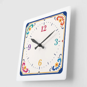 Modern Decorative Timepiece for Home & Office Square Wall Clock