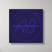 Modern Deep Purple Colours | Cool Name & Monogram