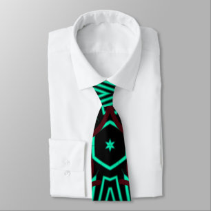MODERN DEEP RED"BLACK" CUTE Neck Tie
