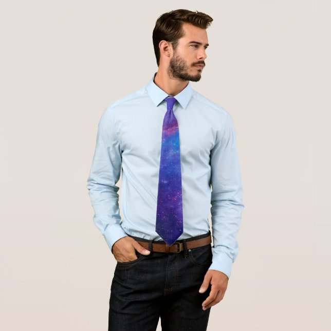 Modern Deep Space Background Tie (In Situ)
