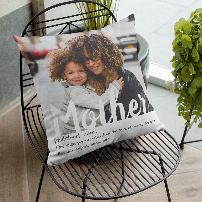 Modern | Definition Of Mother Photo Cushion (Creator Uploaded)