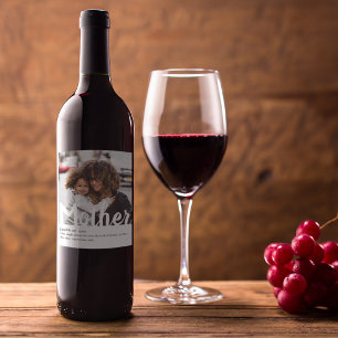Modern   Definition Of Mother Photo  Wine Label
